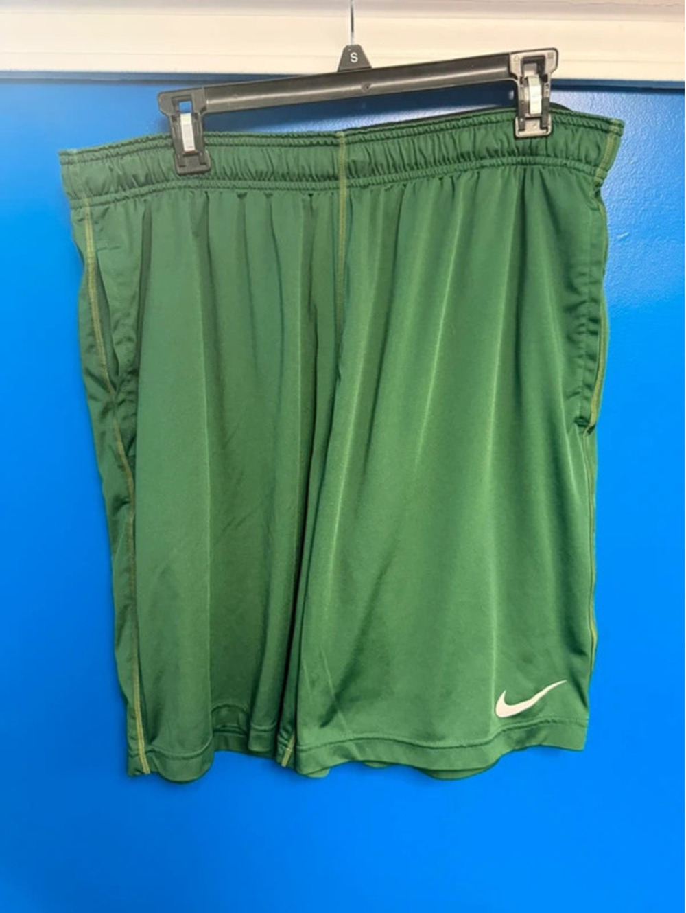 Nike Dri-FIT Mens Green Athletic Basketball Shorts Size XL